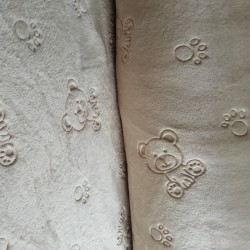 Flannel fleece embossed, teddy Flannel fleece embossed, teddy