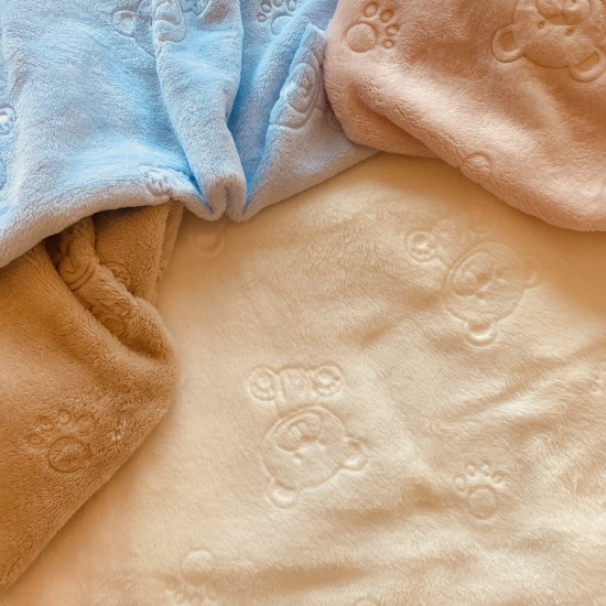 Embossed flannel, lion Embossed flannel, lion