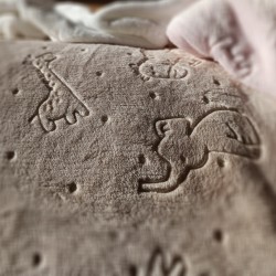 Flannel fleece embossed, animal Flannel fleece embossed, animal