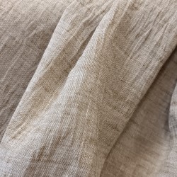 Linen-effect fabric