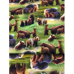 Digital printed viscoze lycra 4337