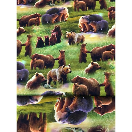 Digital printed viscoze lycra 4337